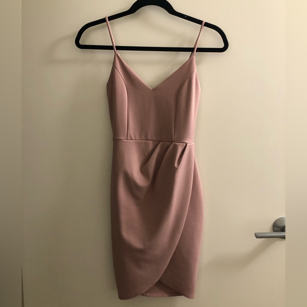 Forever Your Girl Mauve Pink Bodycon Dress XS